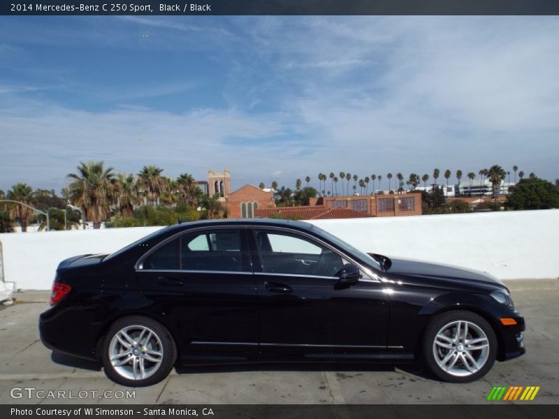 Black / Black 2014 Mercedes-Benz C 250 Sport