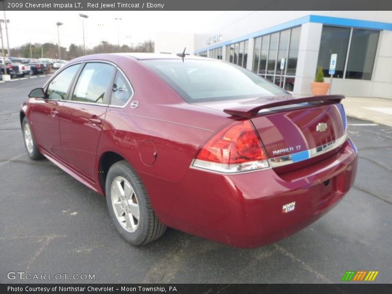 Red Jewel Tintcoat / Ebony 2009 Chevrolet Impala LT
