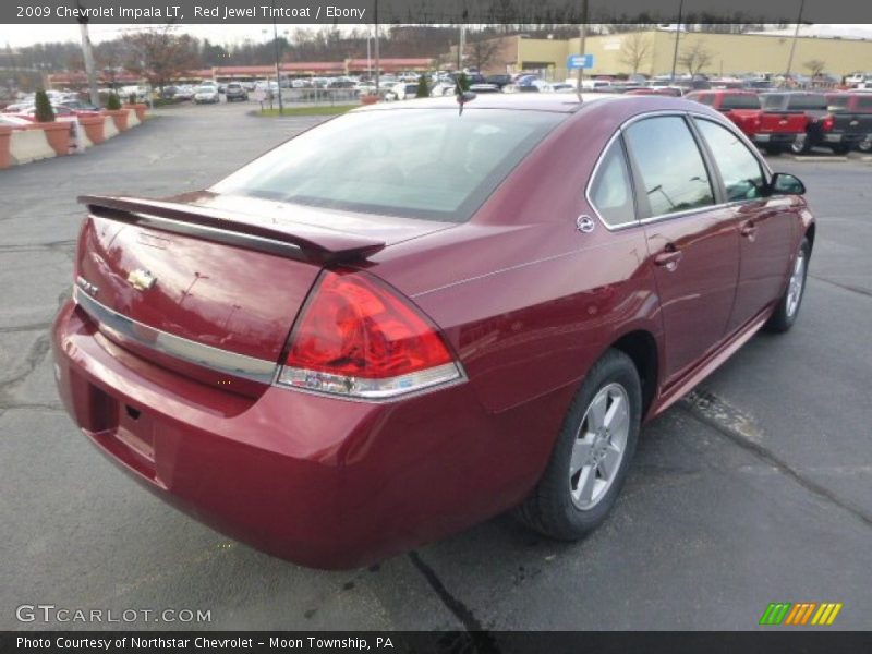 Red Jewel Tintcoat / Ebony 2009 Chevrolet Impala LT