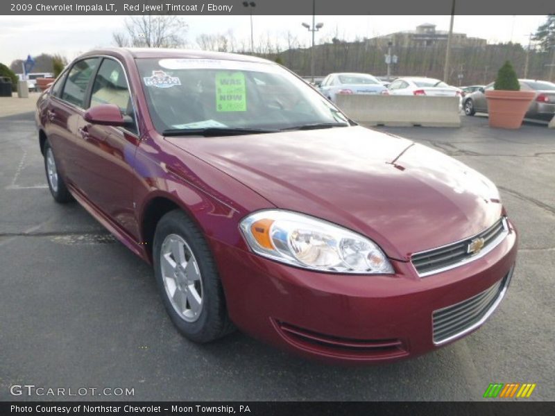 Red Jewel Tintcoat / Ebony 2009 Chevrolet Impala LT