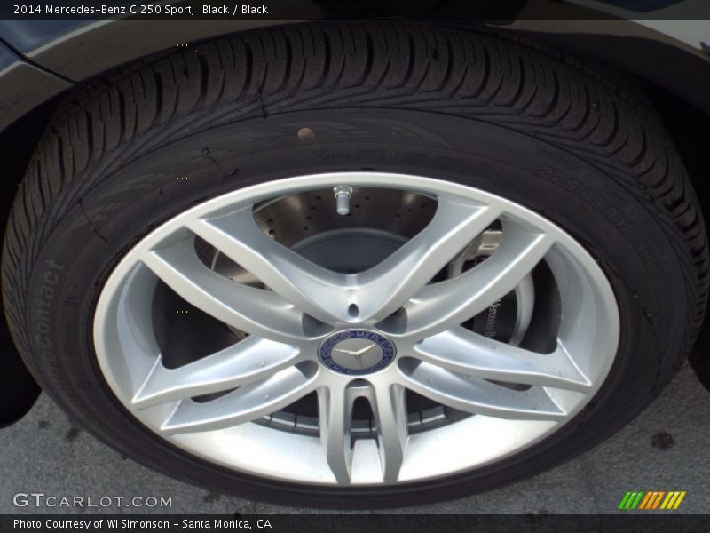Black / Black 2014 Mercedes-Benz C 250 Sport