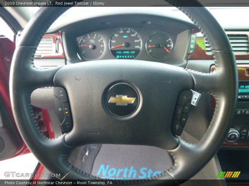 Red Jewel Tintcoat / Ebony 2009 Chevrolet Impala LT