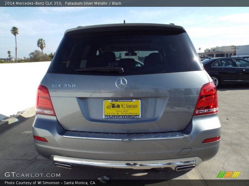 Palladium Silver Metallic / Black 2014 Mercedes-Benz GLK 350