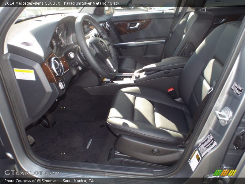 Palladium Silver Metallic / Black 2014 Mercedes-Benz GLK 350