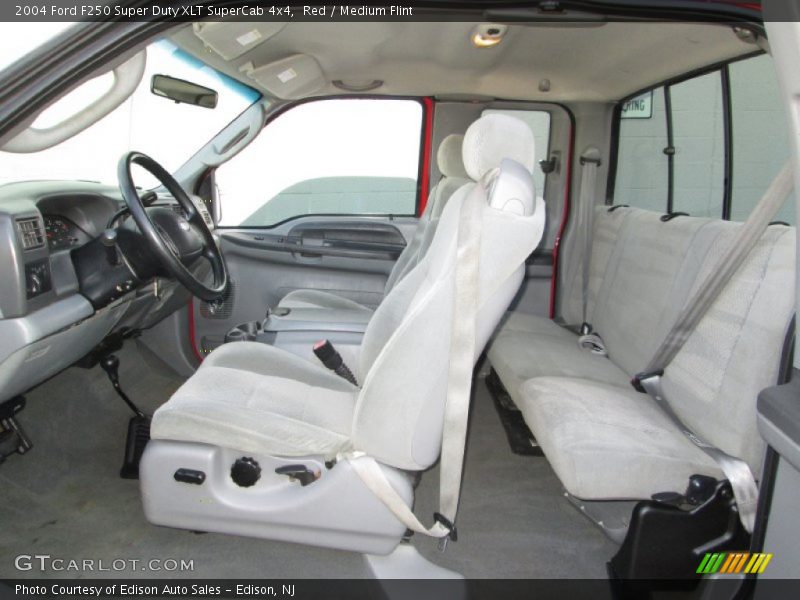Red / Medium Flint 2004 Ford F250 Super Duty XLT SuperCab 4x4