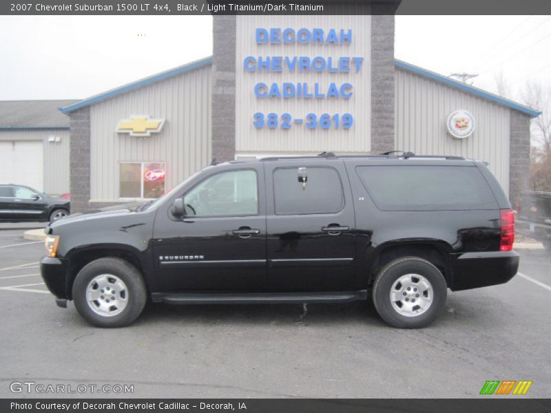 Black / Light Titanium/Dark Titanium 2007 Chevrolet Suburban 1500 LT 4x4