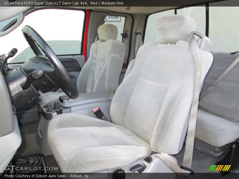 Red / Medium Flint 2004 Ford F250 Super Duty XLT SuperCab 4x4