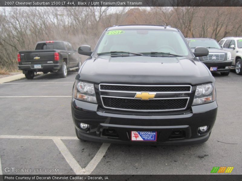 Black / Light Titanium/Dark Titanium 2007 Chevrolet Suburban 1500 LT 4x4