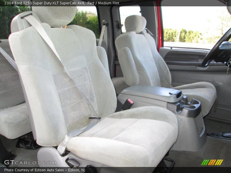 Red / Medium Flint 2004 Ford F250 Super Duty XLT SuperCab 4x4