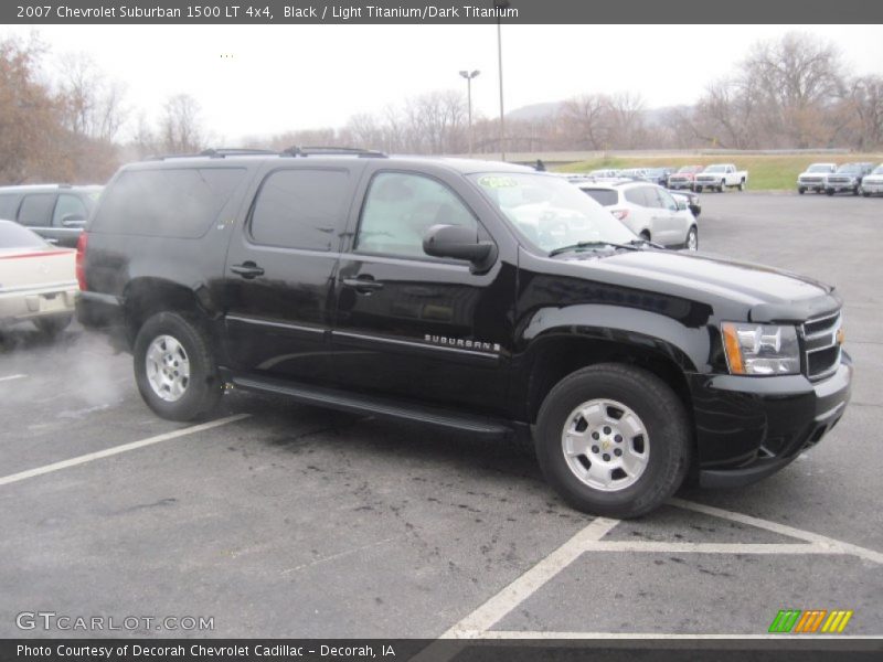 Black / Light Titanium/Dark Titanium 2007 Chevrolet Suburban 1500 LT 4x4