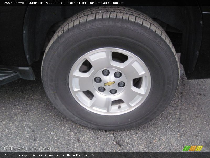 Black / Light Titanium/Dark Titanium 2007 Chevrolet Suburban 1500 LT 4x4