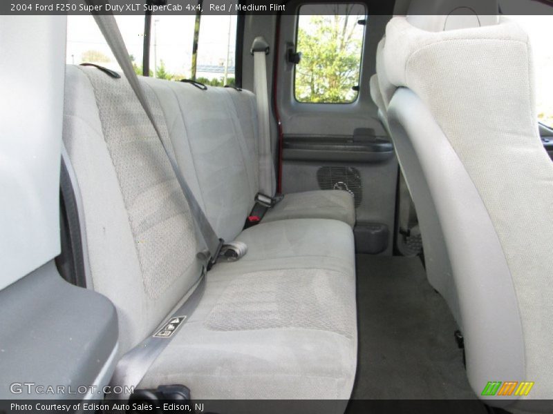 Red / Medium Flint 2004 Ford F250 Super Duty XLT SuperCab 4x4
