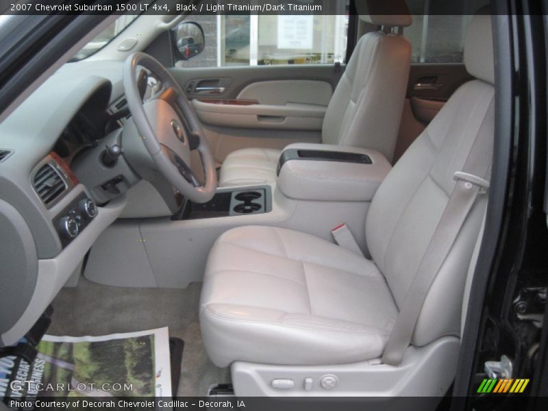 Black / Light Titanium/Dark Titanium 2007 Chevrolet Suburban 1500 LT 4x4