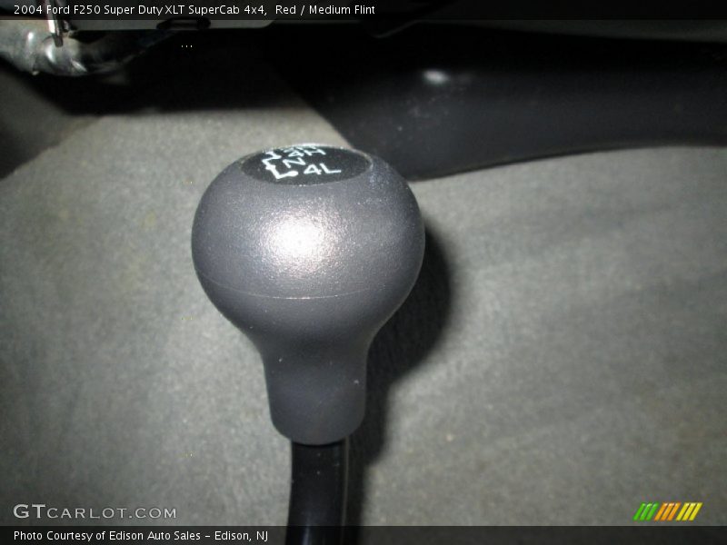 Red / Medium Flint 2004 Ford F250 Super Duty XLT SuperCab 4x4