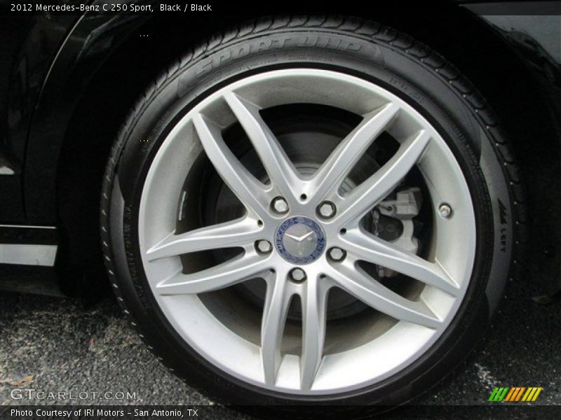 Black / Black 2012 Mercedes-Benz C 250 Sport