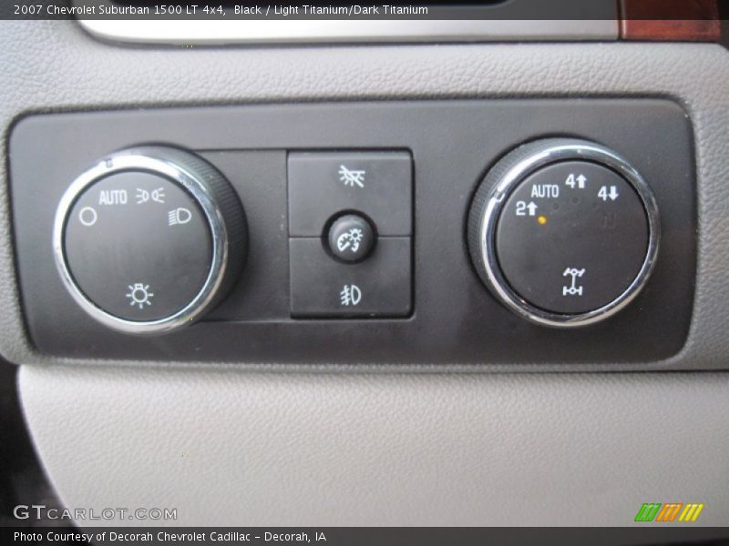 Black / Light Titanium/Dark Titanium 2007 Chevrolet Suburban 1500 LT 4x4