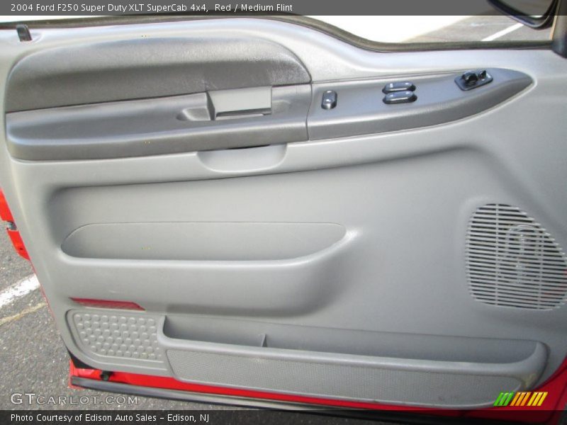 Red / Medium Flint 2004 Ford F250 Super Duty XLT SuperCab 4x4