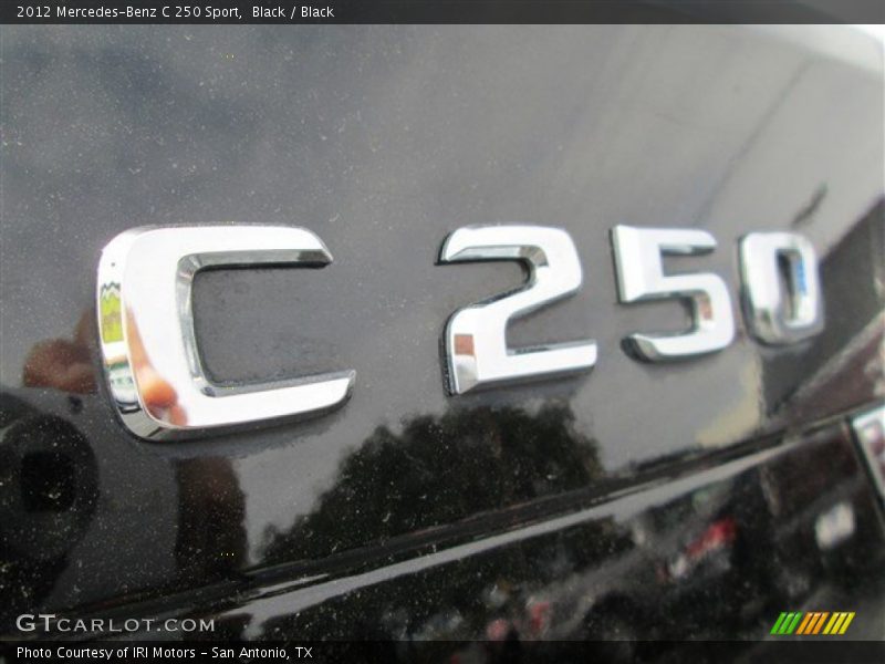 Black / Black 2012 Mercedes-Benz C 250 Sport