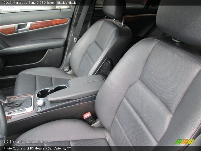 Black / Black 2012 Mercedes-Benz C 250 Sport