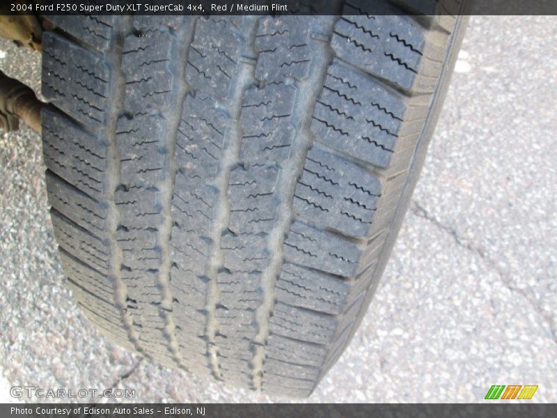 Red / Medium Flint 2004 Ford F250 Super Duty XLT SuperCab 4x4