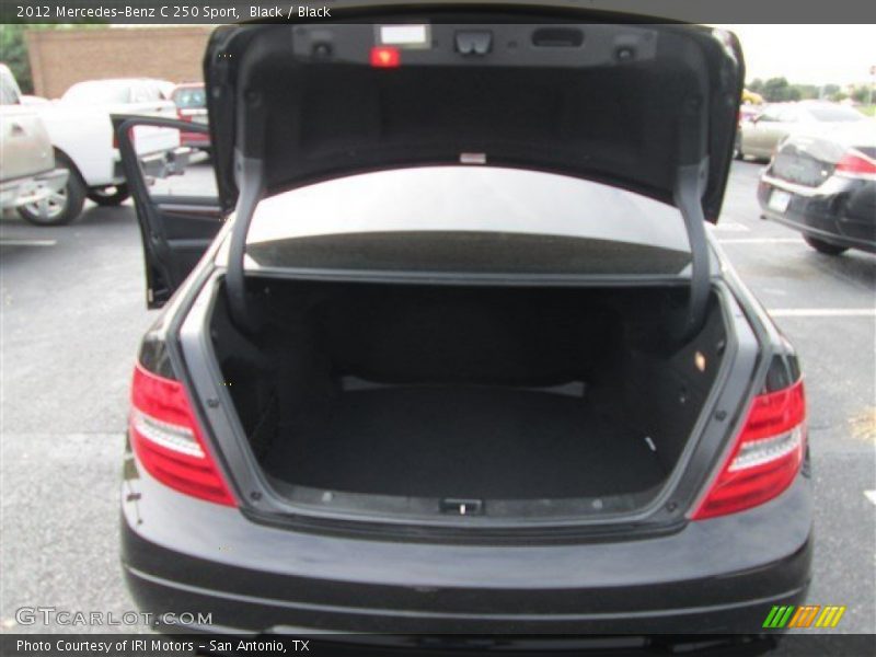 Black / Black 2012 Mercedes-Benz C 250 Sport