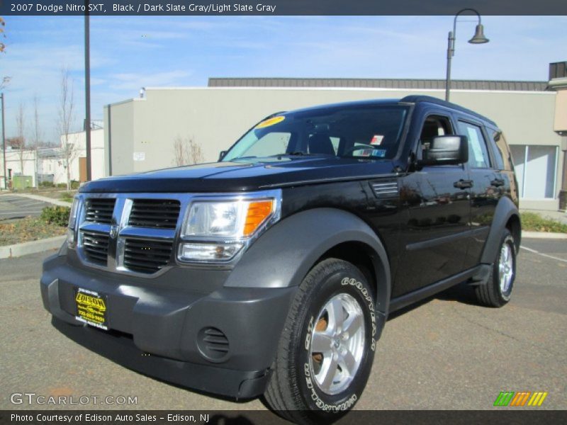 Black / Dark Slate Gray/Light Slate Gray 2007 Dodge Nitro SXT