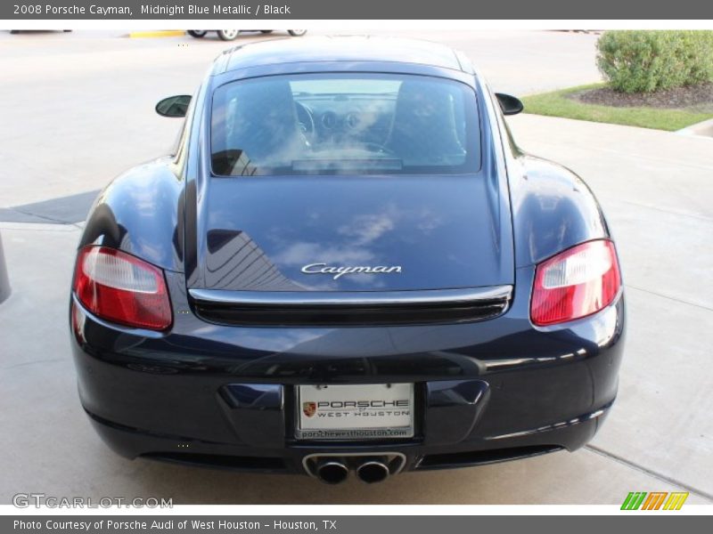 Midnight Blue Metallic / Black 2008 Porsche Cayman