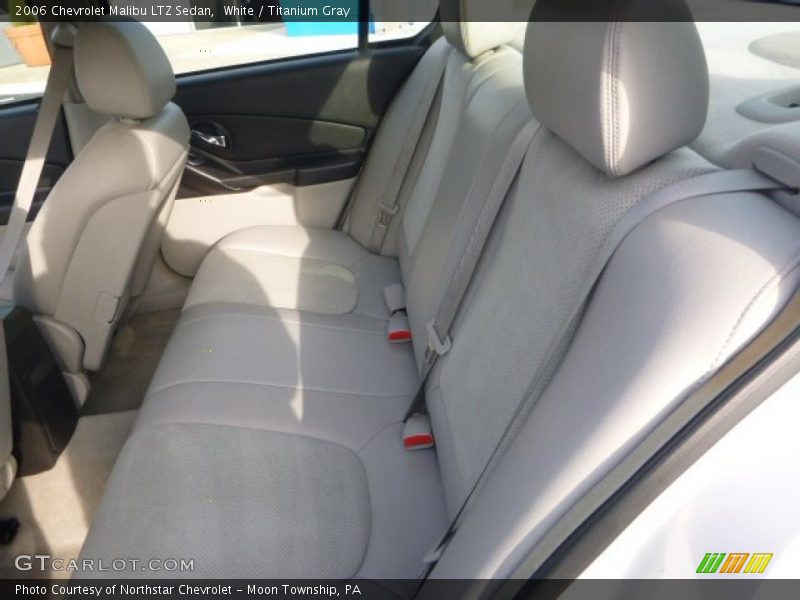 White / Titanium Gray 2006 Chevrolet Malibu LTZ Sedan