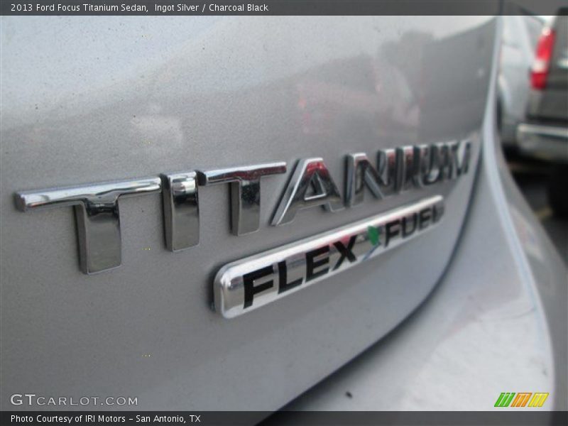 Ingot Silver / Charcoal Black 2013 Ford Focus Titanium Sedan