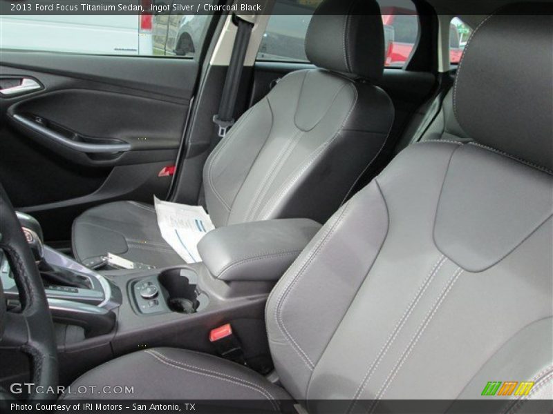 Ingot Silver / Charcoal Black 2013 Ford Focus Titanium Sedan