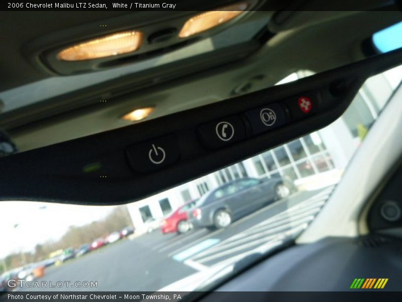White / Titanium Gray 2006 Chevrolet Malibu LTZ Sedan