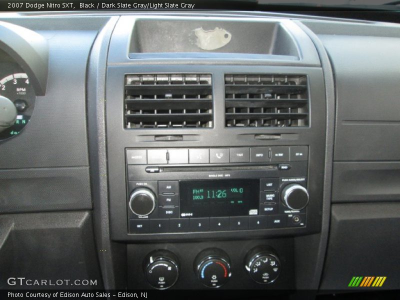 Black / Dark Slate Gray/Light Slate Gray 2007 Dodge Nitro SXT