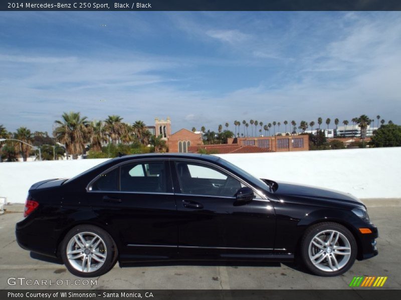 Black / Black 2014 Mercedes-Benz C 250 Sport