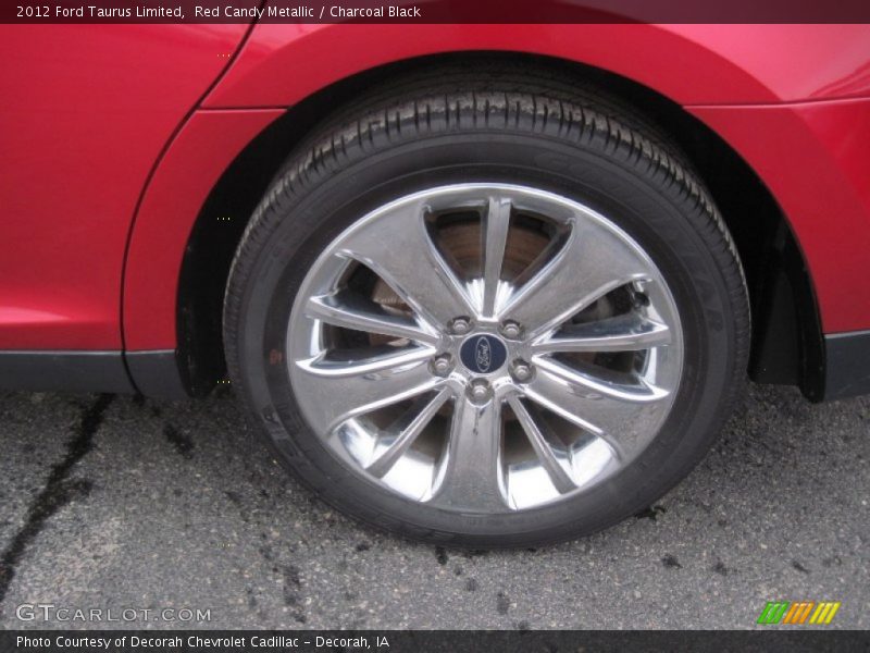 Red Candy Metallic / Charcoal Black 2012 Ford Taurus Limited