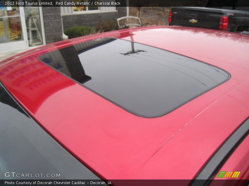 Red Candy Metallic / Charcoal Black 2012 Ford Taurus Limited