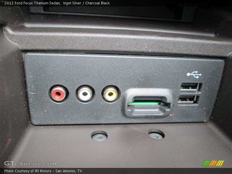 Ingot Silver / Charcoal Black 2013 Ford Focus Titanium Sedan