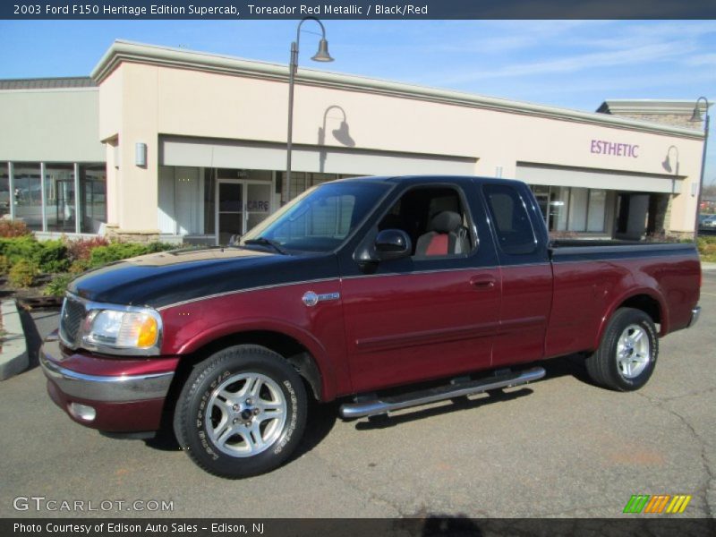Toreador Red Metallic / Black/Red 2003 Ford F150 Heritage Edition Supercab