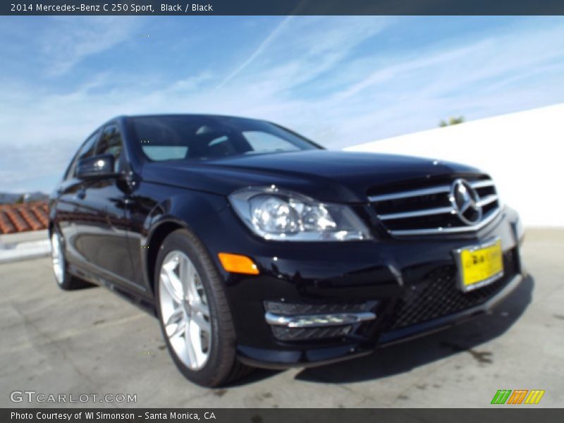 Black / Black 2014 Mercedes-Benz C 250 Sport
