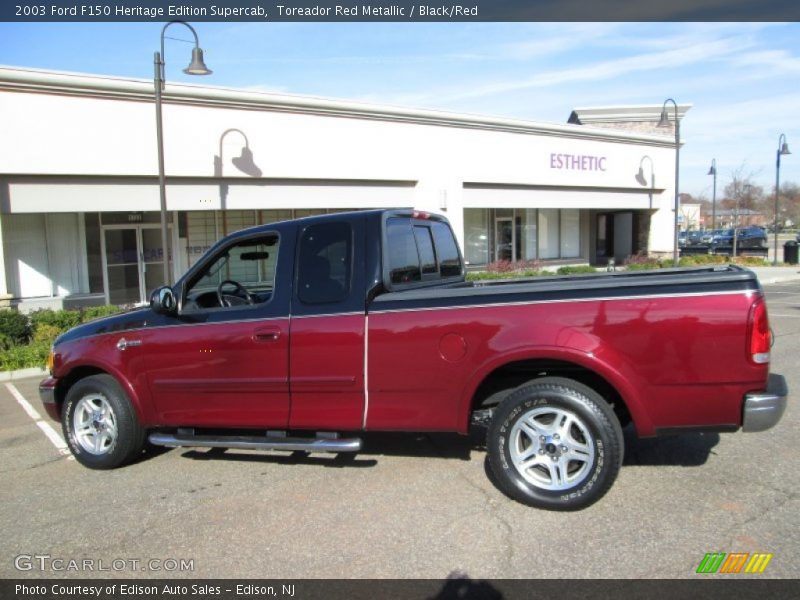 Toreador Red Metallic / Black/Red 2003 Ford F150 Heritage Edition Supercab