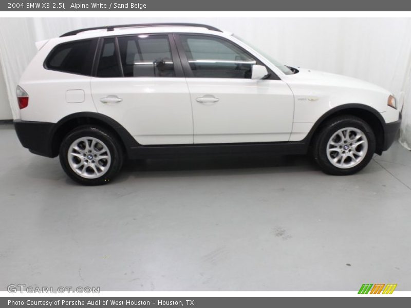 Alpine White / Sand Beige 2004 BMW X3 2.5i