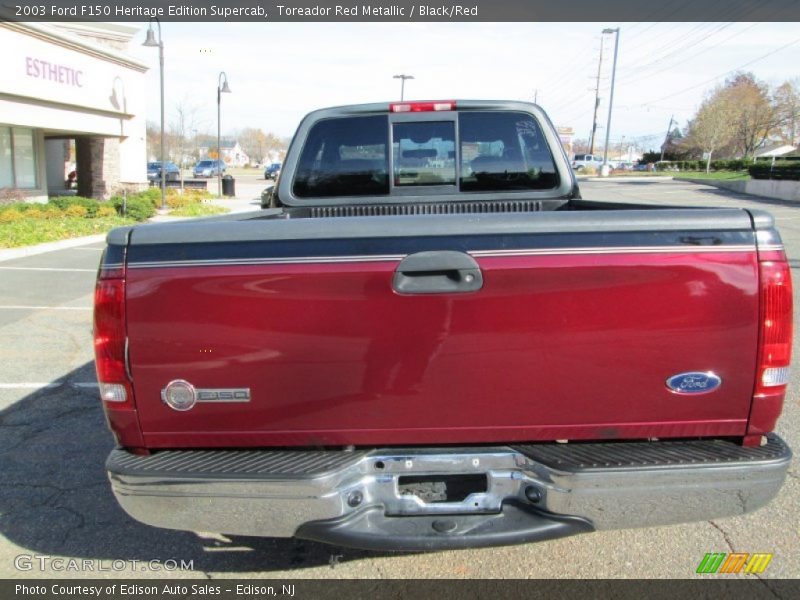 Toreador Red Metallic / Black/Red 2003 Ford F150 Heritage Edition Supercab