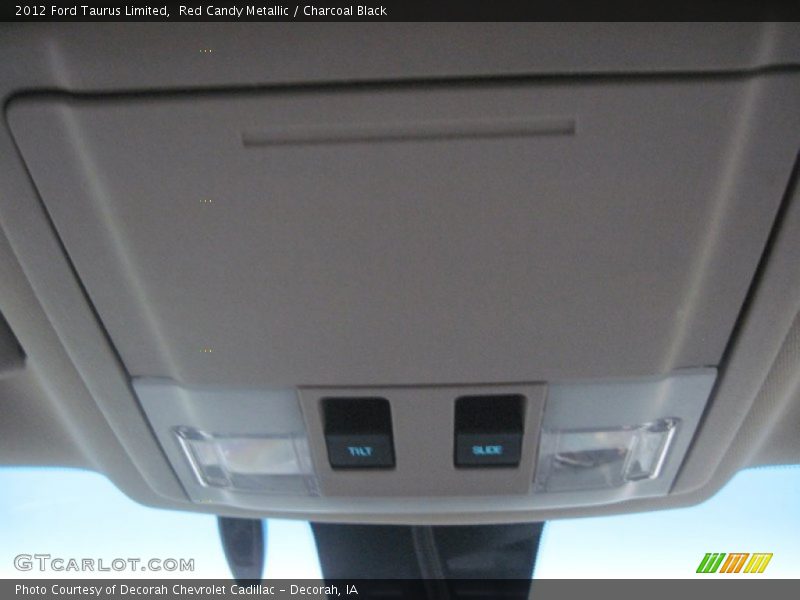Red Candy Metallic / Charcoal Black 2012 Ford Taurus Limited