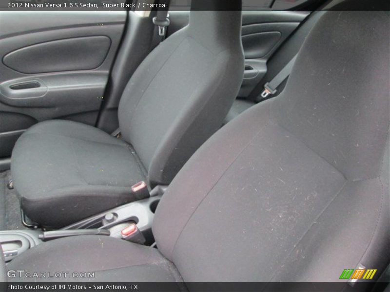Super Black / Charcoal 2012 Nissan Versa 1.6 S Sedan