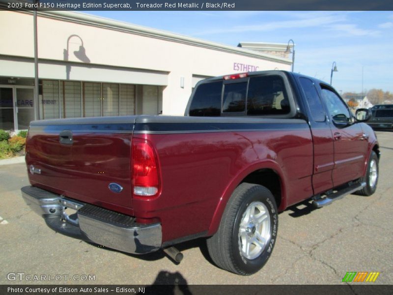 Toreador Red Metallic / Black/Red 2003 Ford F150 Heritage Edition Supercab