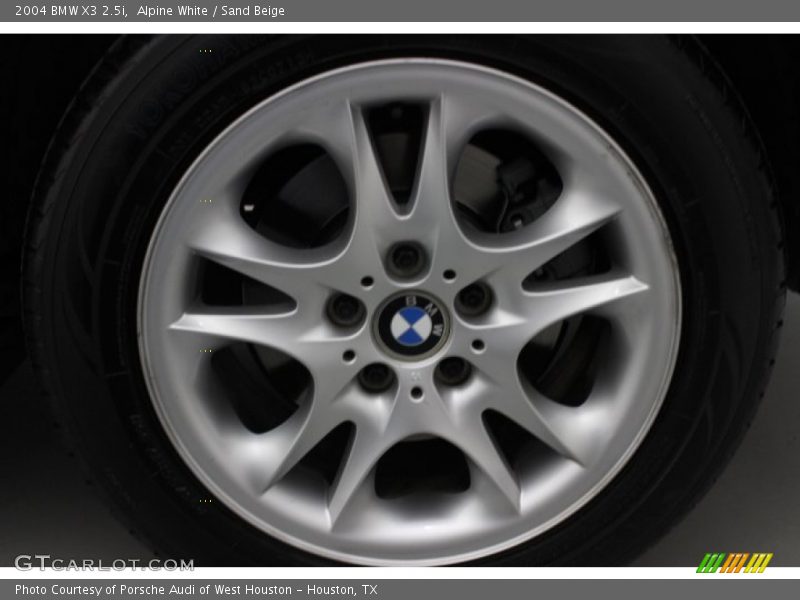Alpine White / Sand Beige 2004 BMW X3 2.5i