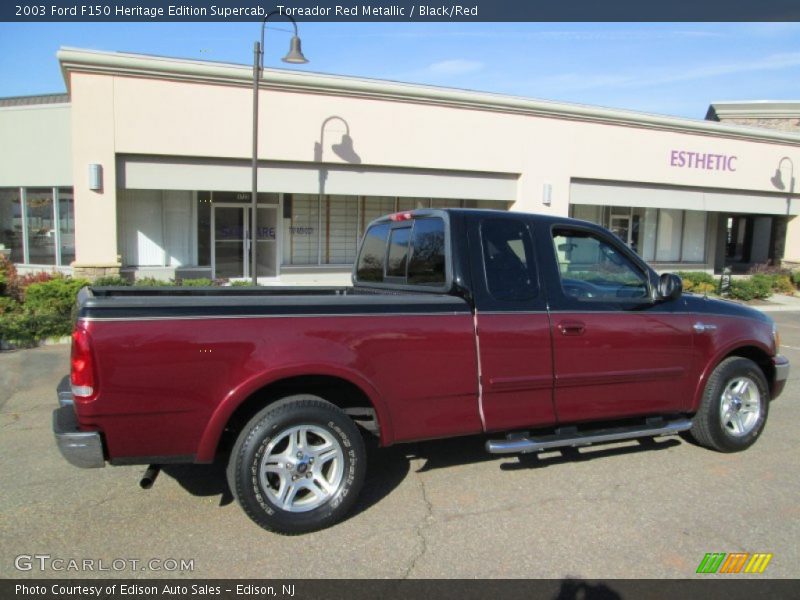 Toreador Red Metallic / Black/Red 2003 Ford F150 Heritage Edition Supercab