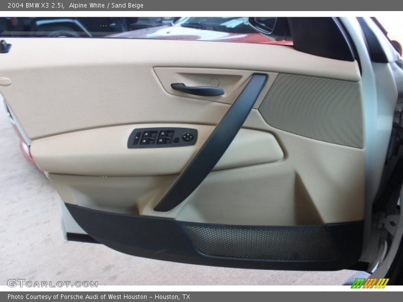 Alpine White / Sand Beige 2004 BMW X3 2.5i