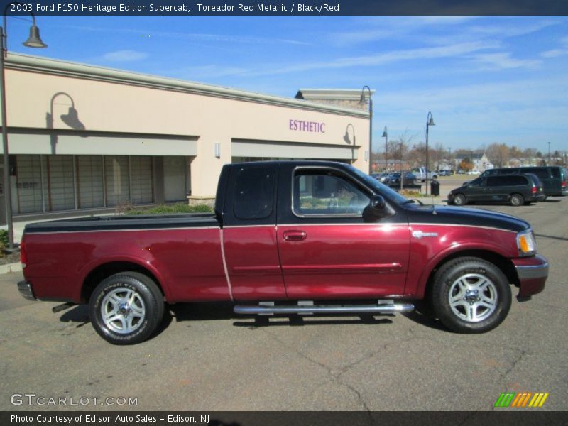 Toreador Red Metallic / Black/Red 2003 Ford F150 Heritage Edition Supercab