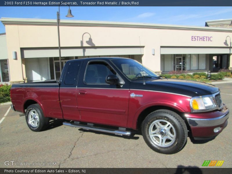 Toreador Red Metallic / Black/Red 2003 Ford F150 Heritage Edition Supercab