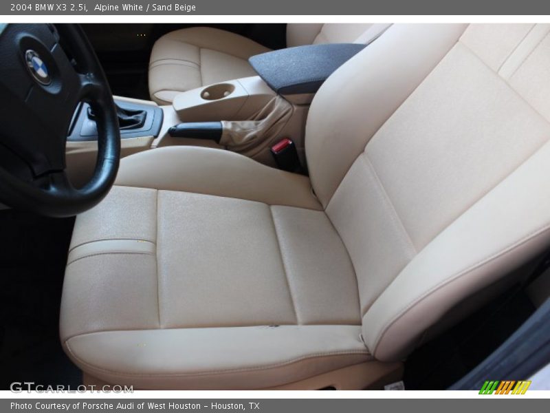 Alpine White / Sand Beige 2004 BMW X3 2.5i